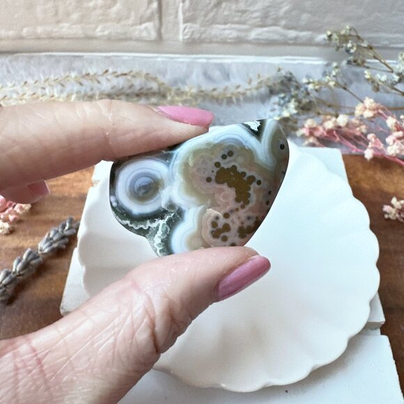 Set of 6 Ocean Jasper Tumbles - Picture 8 of 10